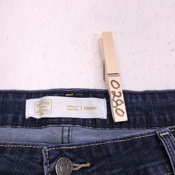 Levi's Signature Totally Shaping Straight Medium Wash Jeans Mens Size 36x32 Blue - Picture 5 of 10